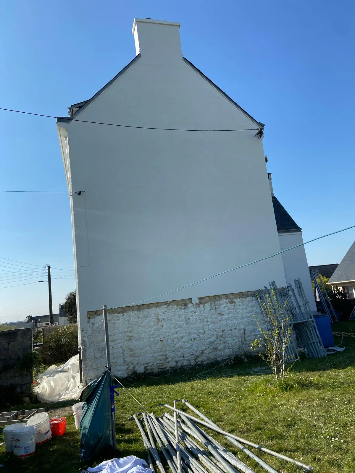 Après du chantier